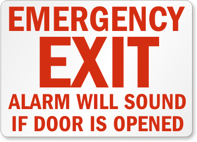 Alarm Sign