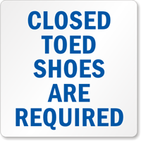 No Shoes Sign