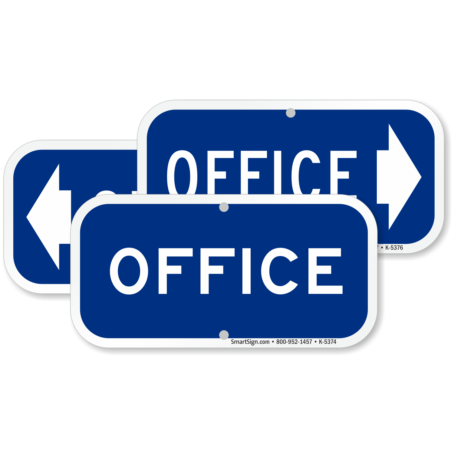 Office Sign with Arrow Option, SKU: K-5374
