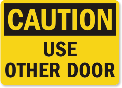 Use Other Door Signs from MyDoorSign