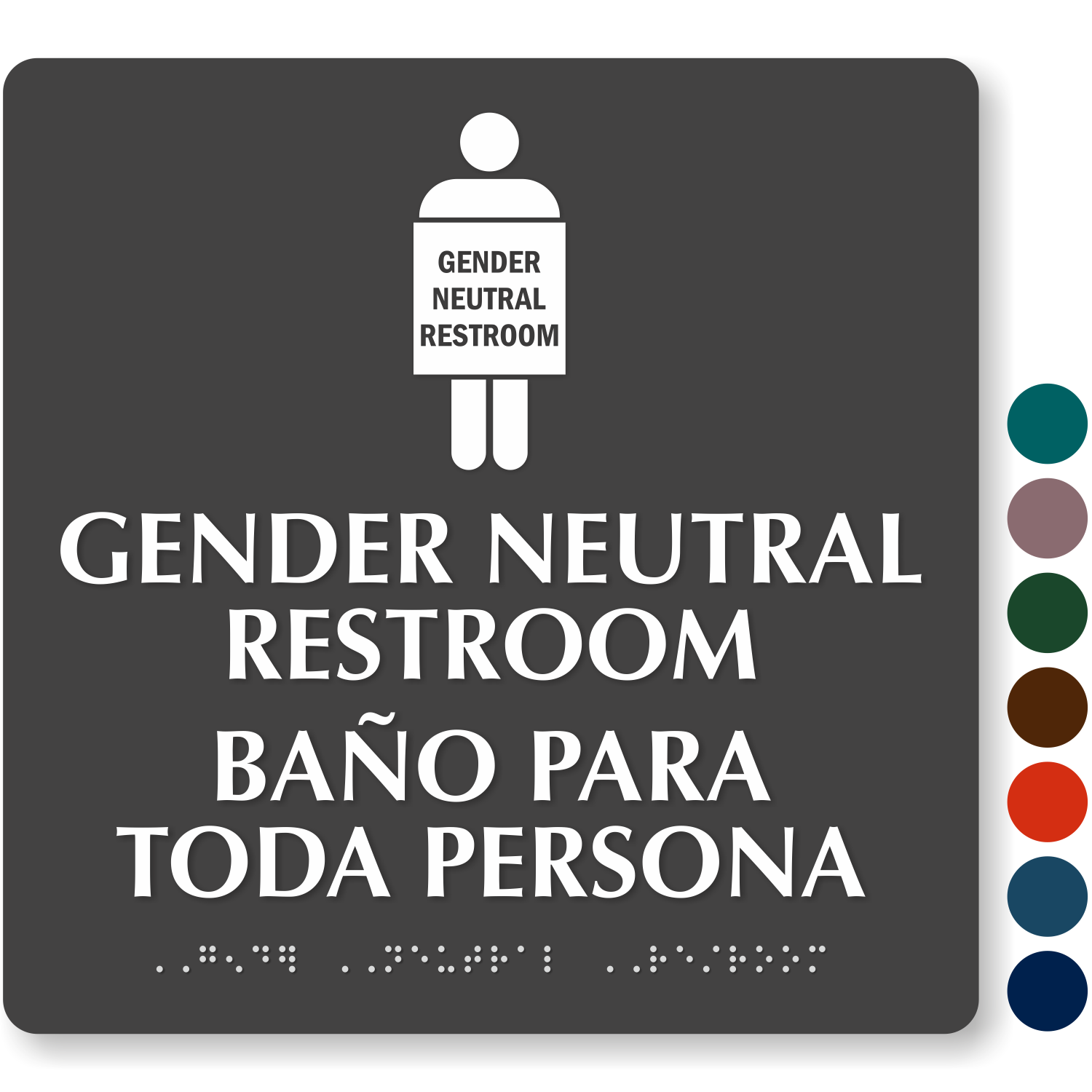 gender neutral bathroom signs