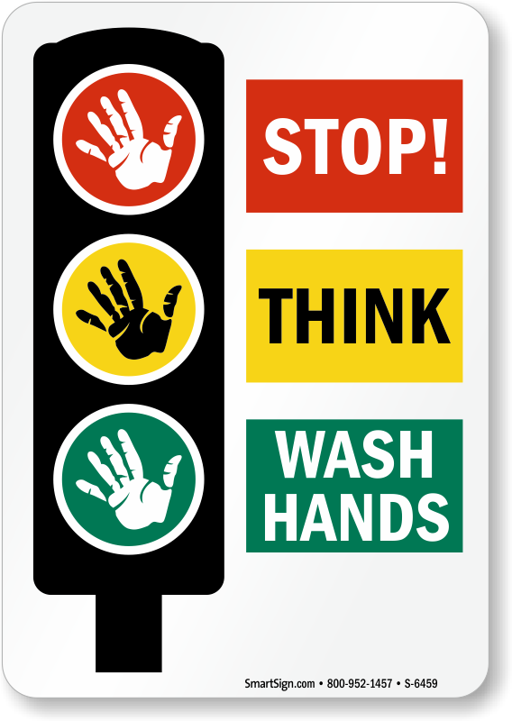 wash your hands sign